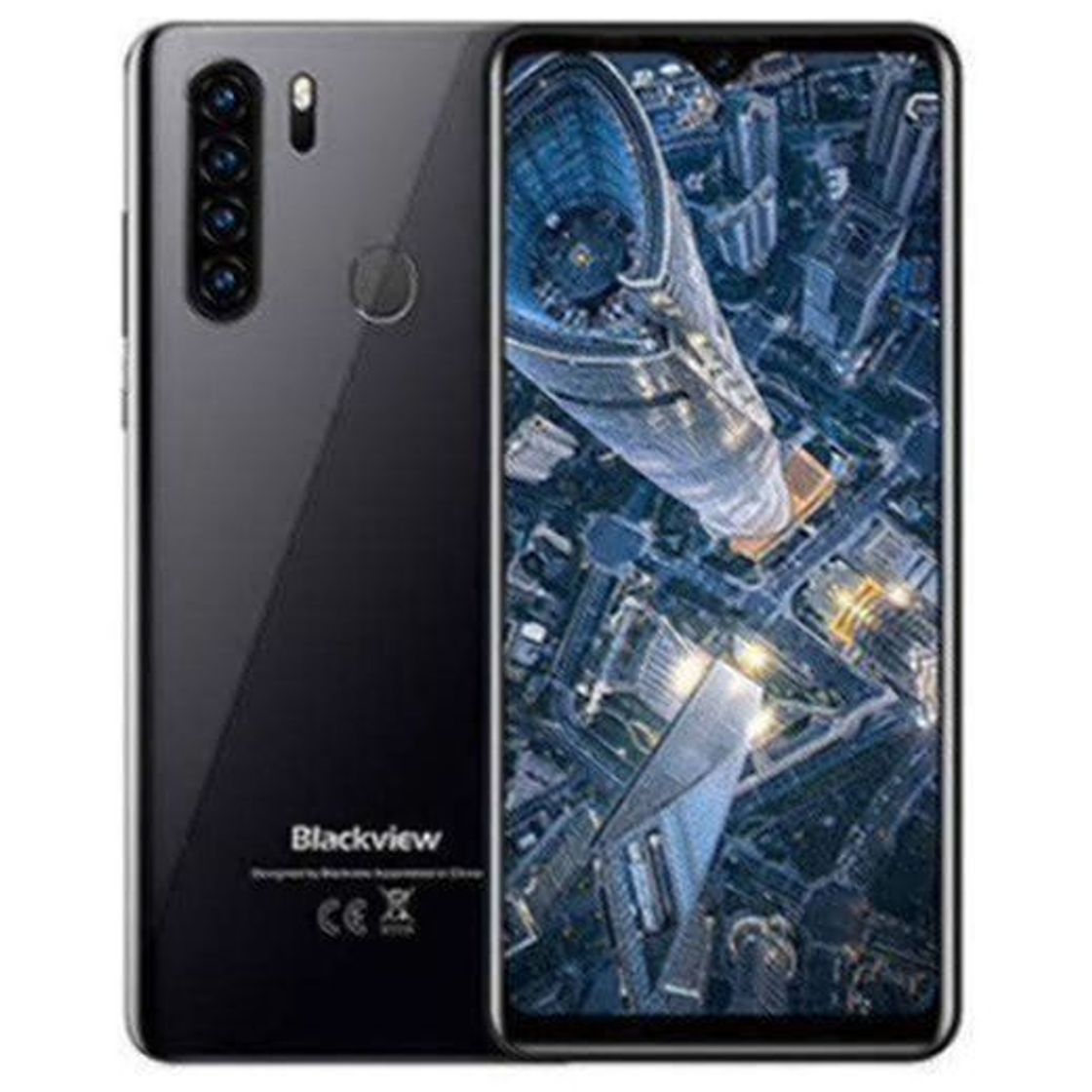 Producto Teléfono celular 4G, smartphone Blackview A80 Plus movíl libre con Android 10