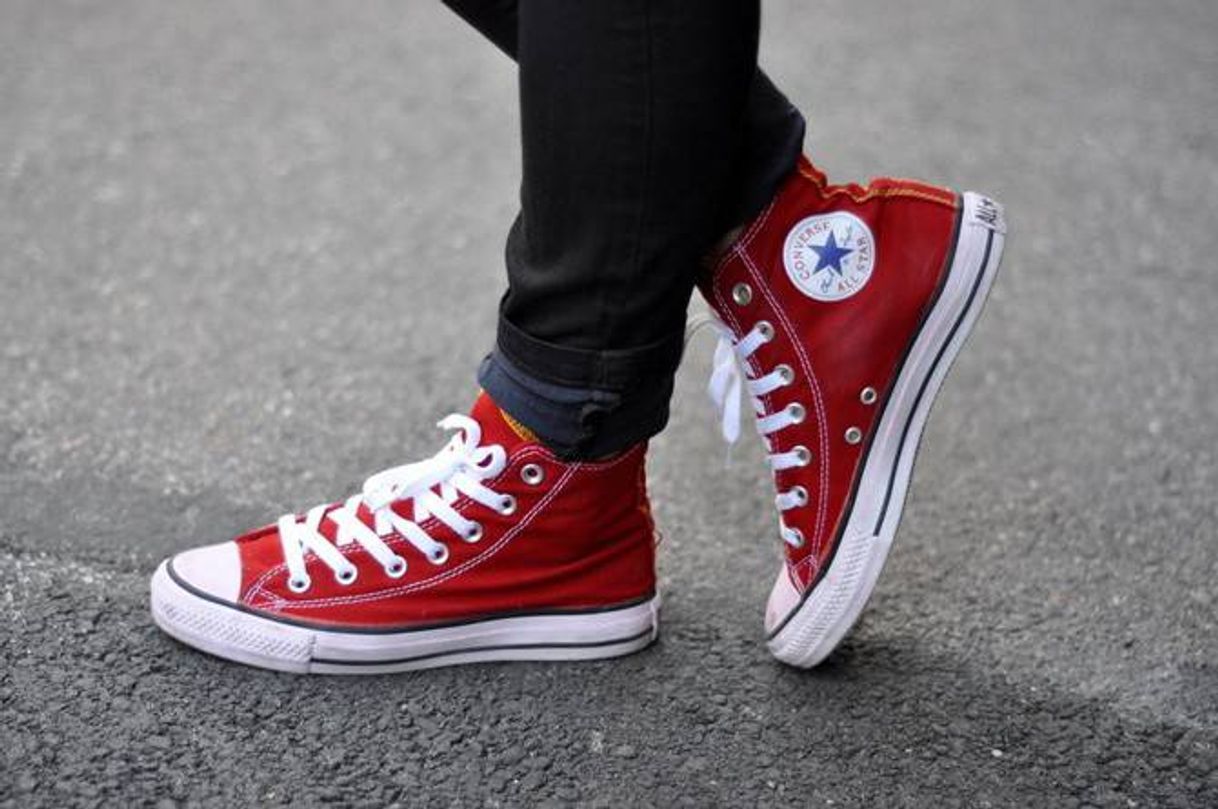 Moda Converse All Star Ox Zapatillas de deporte Unisex, Rojo