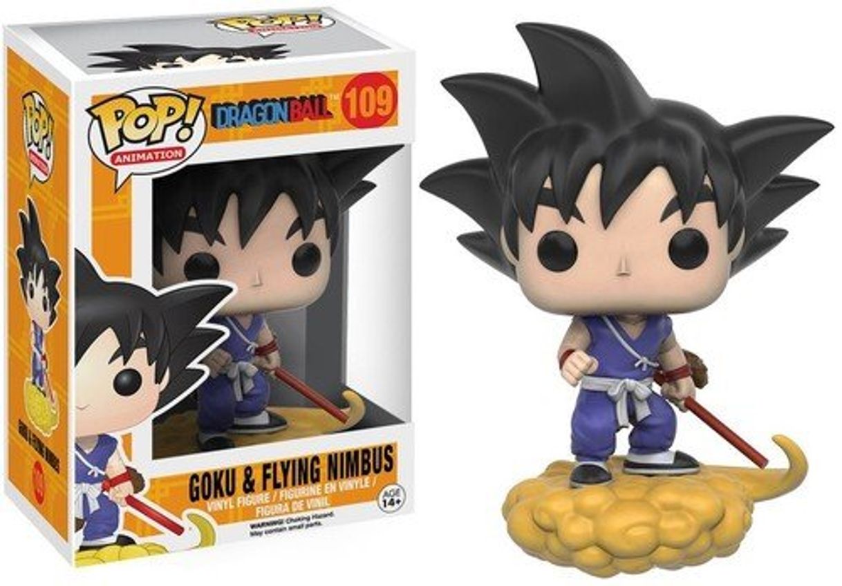Social Funko Pop!- Dragonball Z Goku & Nimbus Figura de Vinilo, Estándar