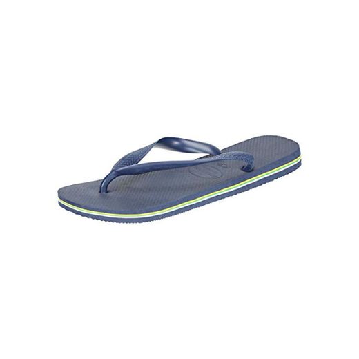 Havaianas Brasil Logo Chanclas Unisex adulto, Azul