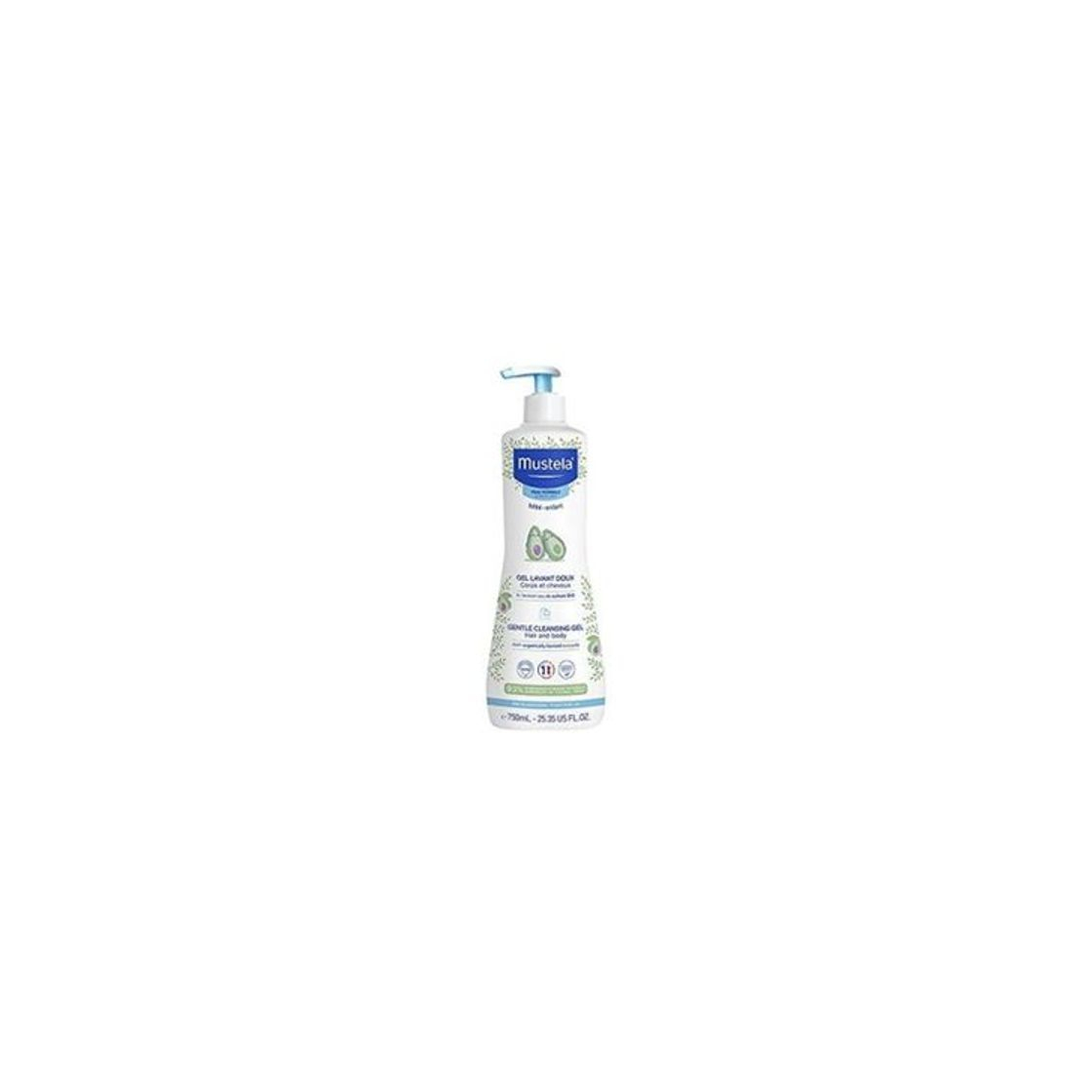 Social Mustela - Gel dermolimpiador lavante sin jabón cabello y cuerpo