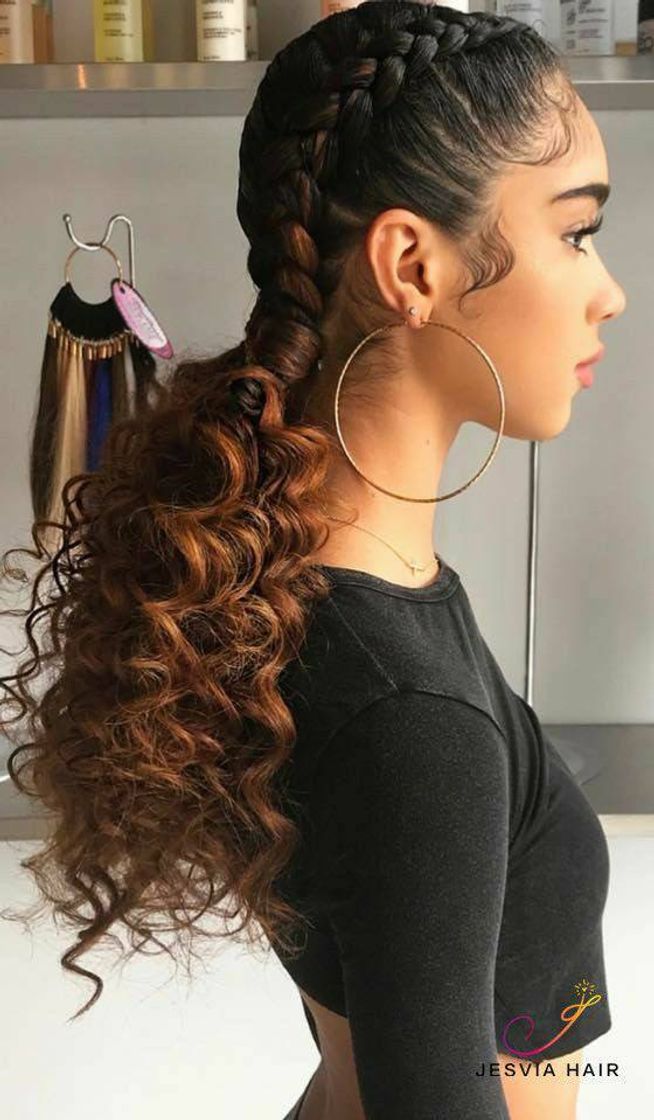 Moda Penteado trança