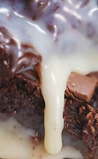 Brownie de chocolate com leite condensado 