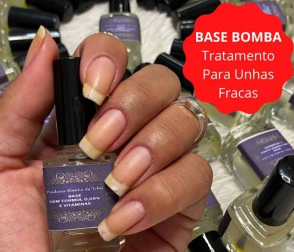 Moda Base para unhas fracas.