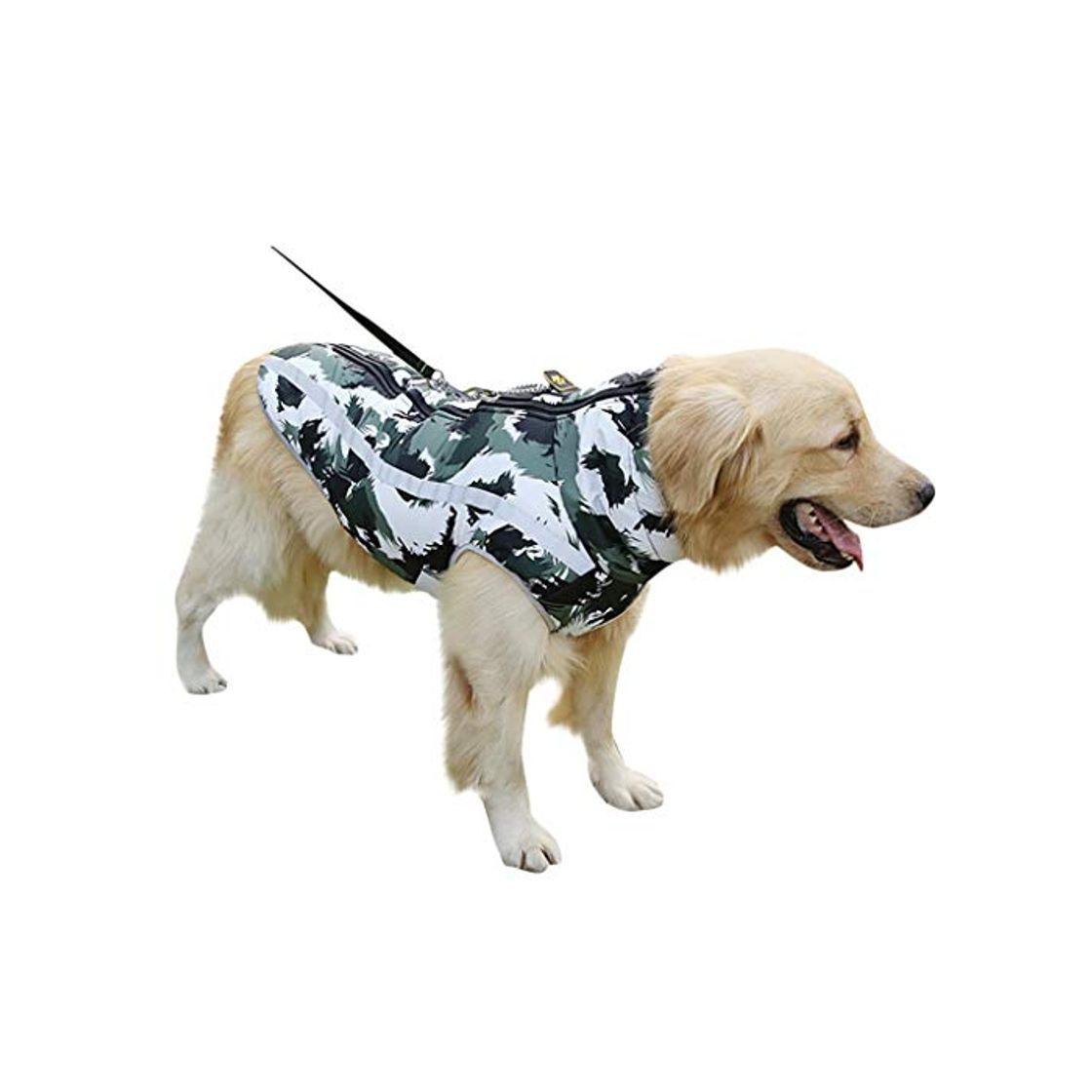 Social Fosspet Mascota Perro Ropa de Invierno Abrigo de Camuflaje, Reflectante - Cachorro