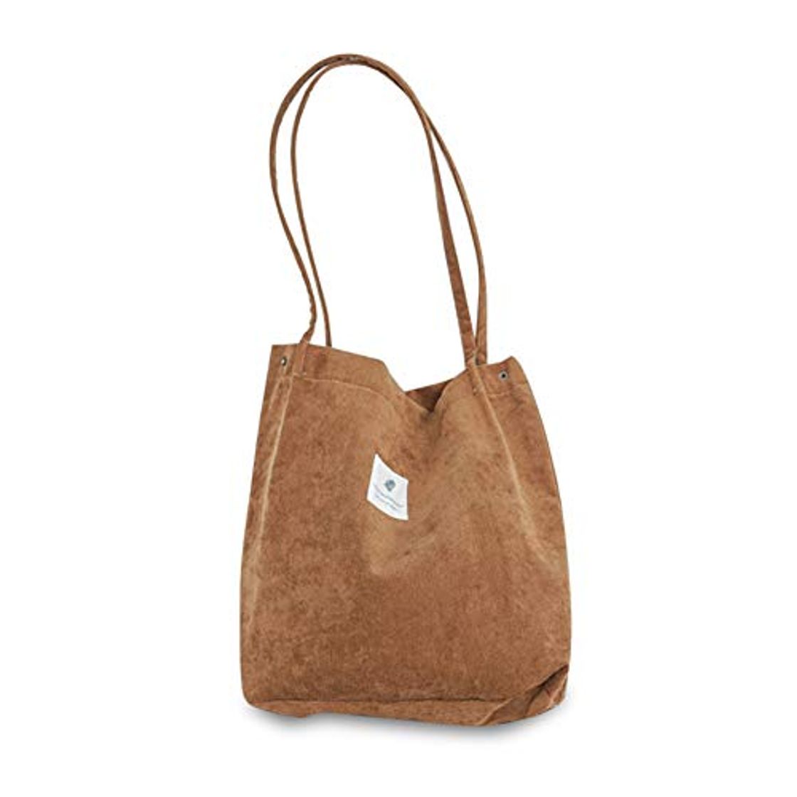 Moda koiry Bolso de Hombro Informal de Las señoras del totalizador de la Pana de Las Mujeres Bolso de Playa Reutilizable Plegable de la Playa de Las Compras