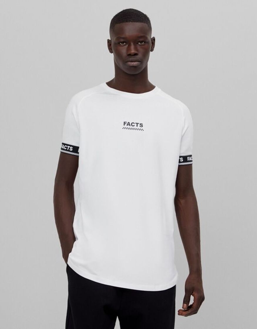 Moda Camiseta Muscle Fit Bershka