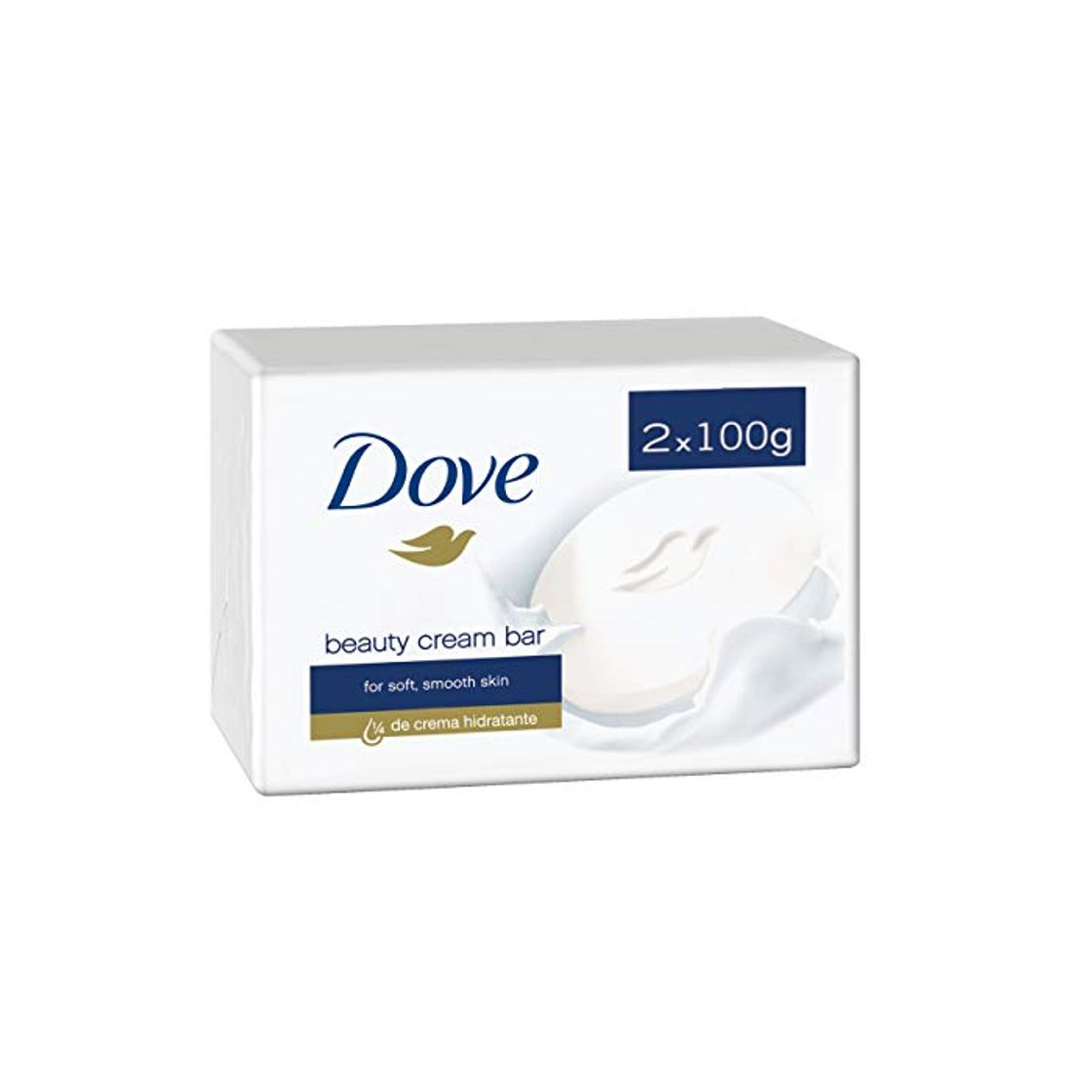 Producto Dove Original con ¼ de Crema Hidratante