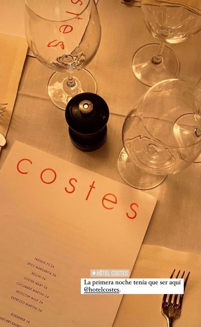 Restaurantes Hôtel Costes