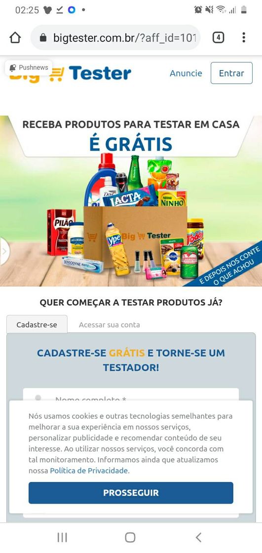 Fashion Produtos  gratis 