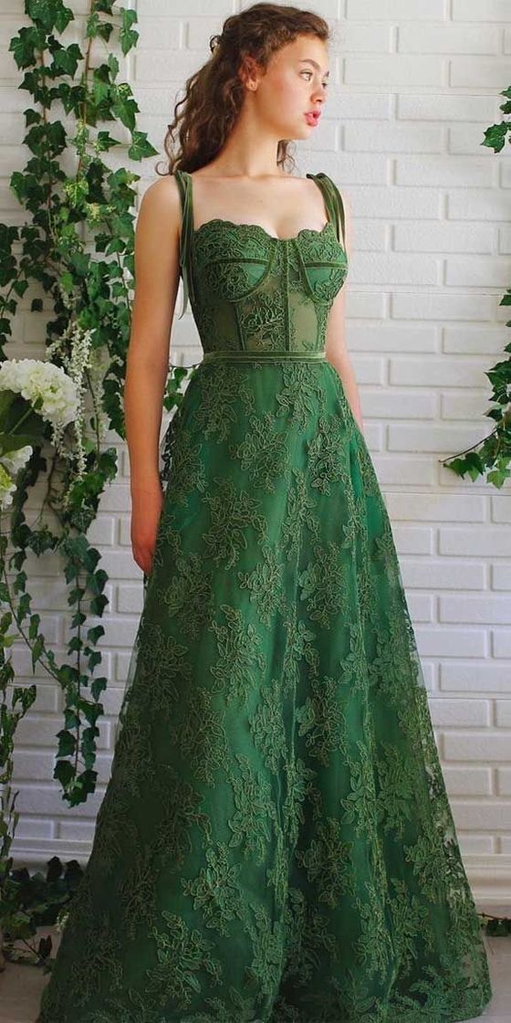 Moda Green lace