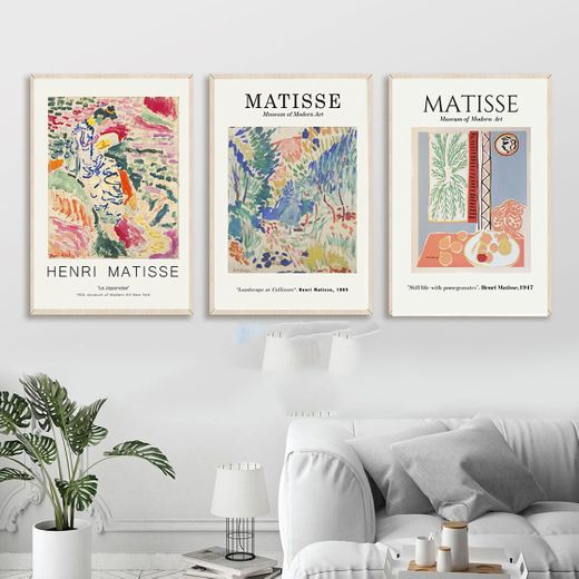 Vintage Henri Matisse Retro Posters And Prints Abstract Landscape ...