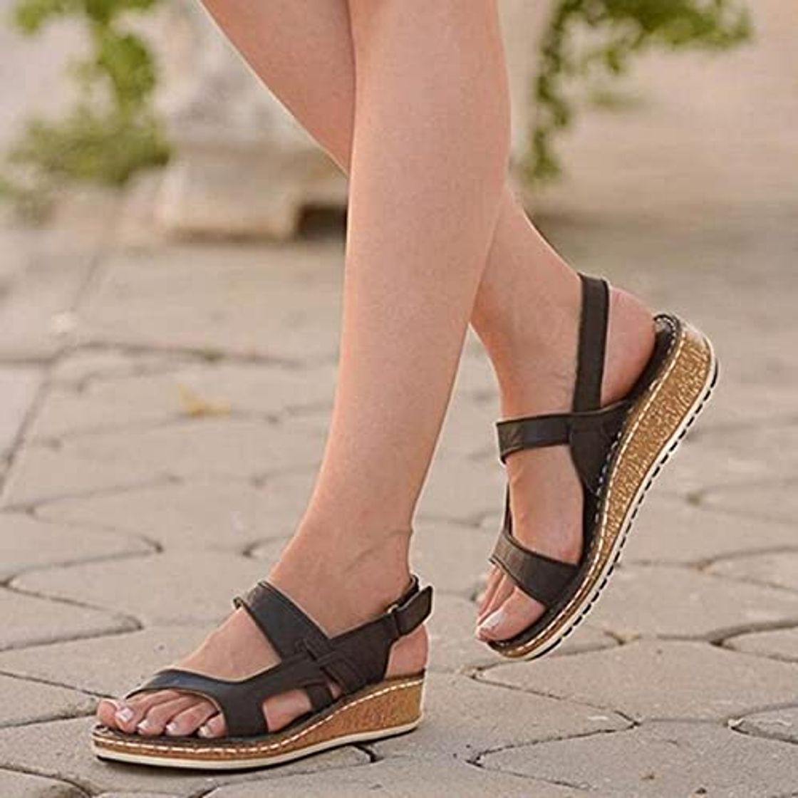 Fashion DZQQ Sandalias de Mujer Verano 2021 Zapatos Femeninos Mujer Peep