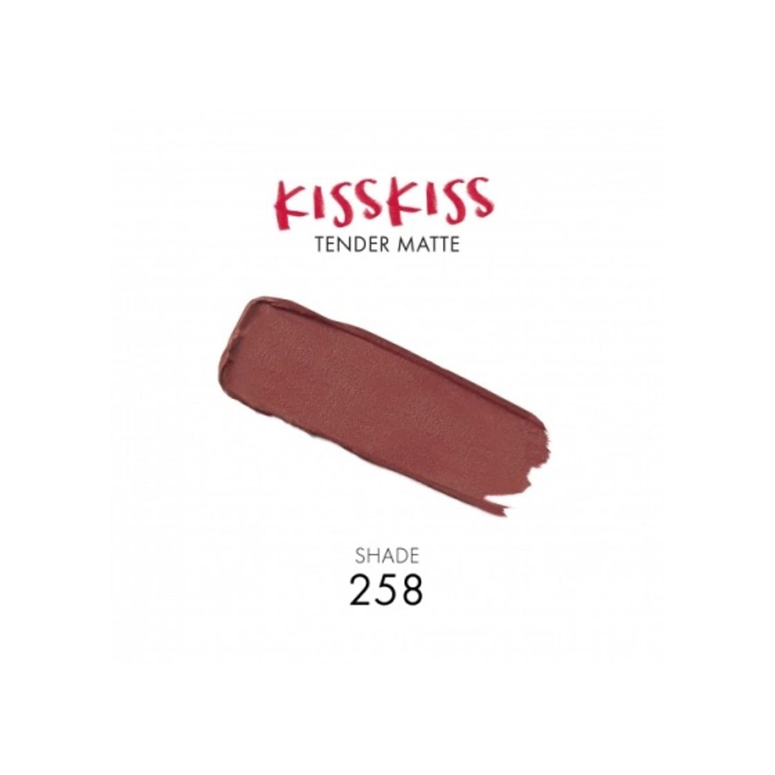 Social Guerlain labial kiss kiss tender matte 258 shade 
