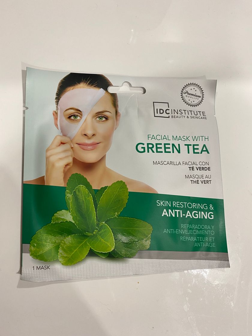 Beauty Mascarilla facial idinstitute green tea anti