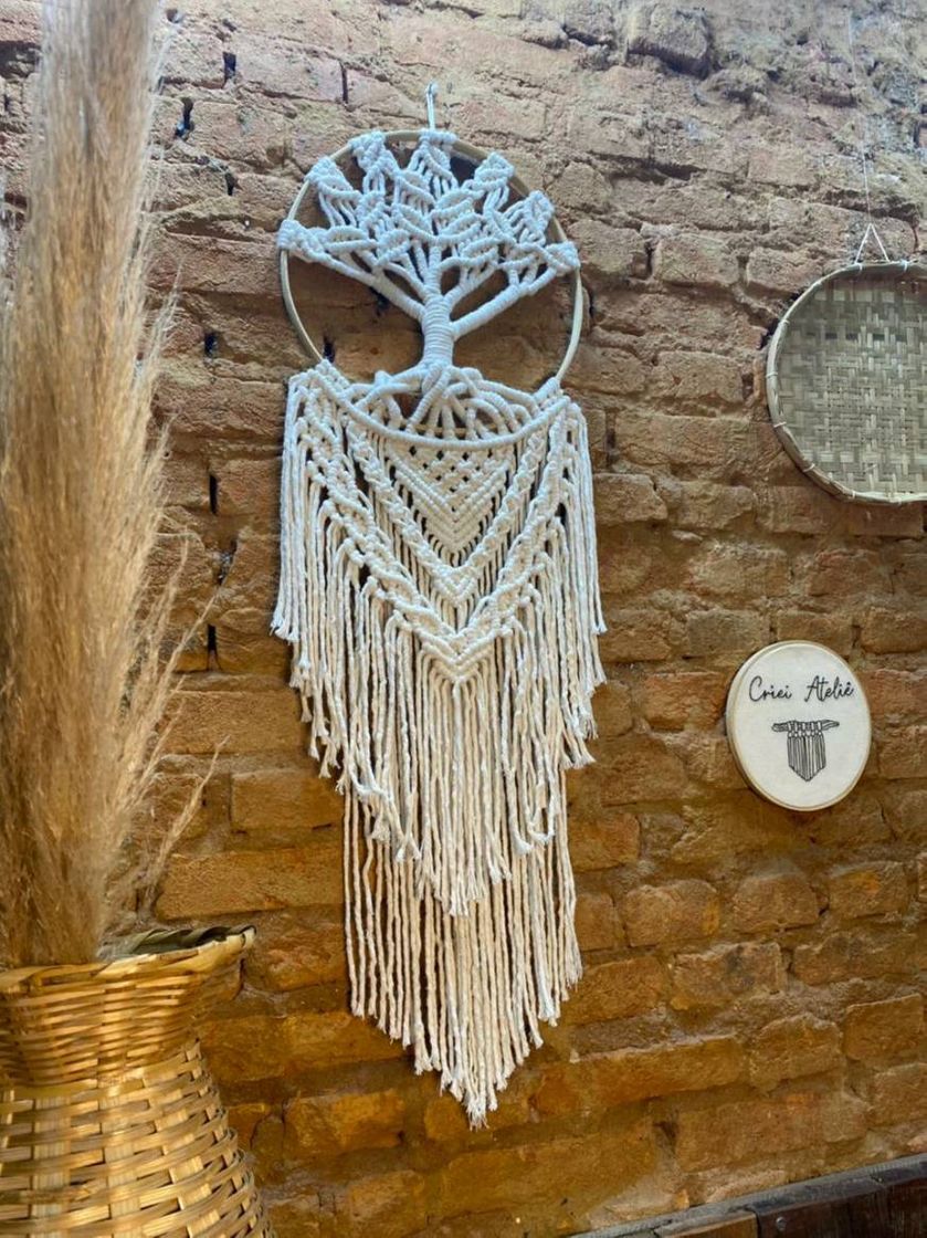 Moda Árvore da vida de Macrame 