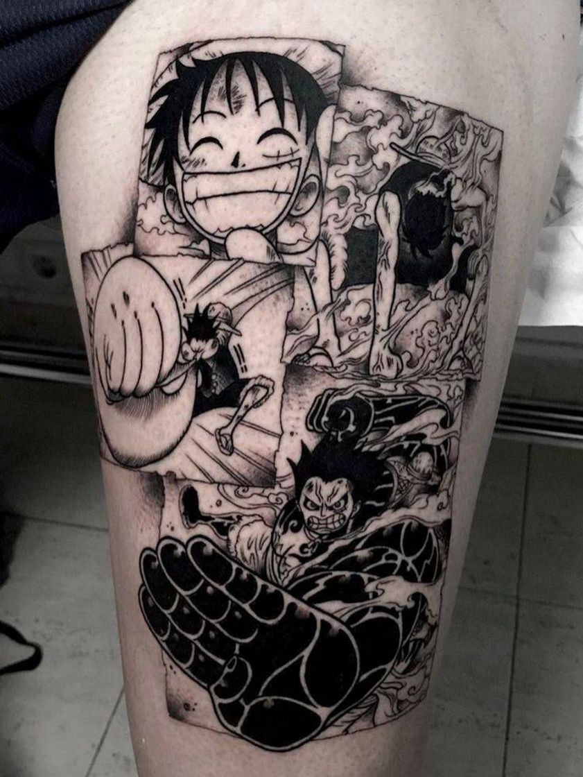 Moda Tatoo do luffy👊