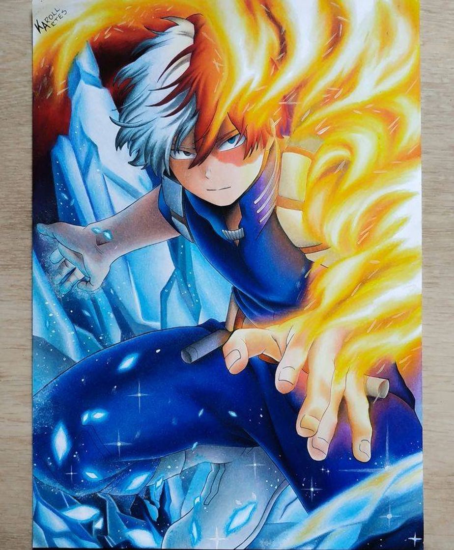 Moda Fanart todoroki🔥❄