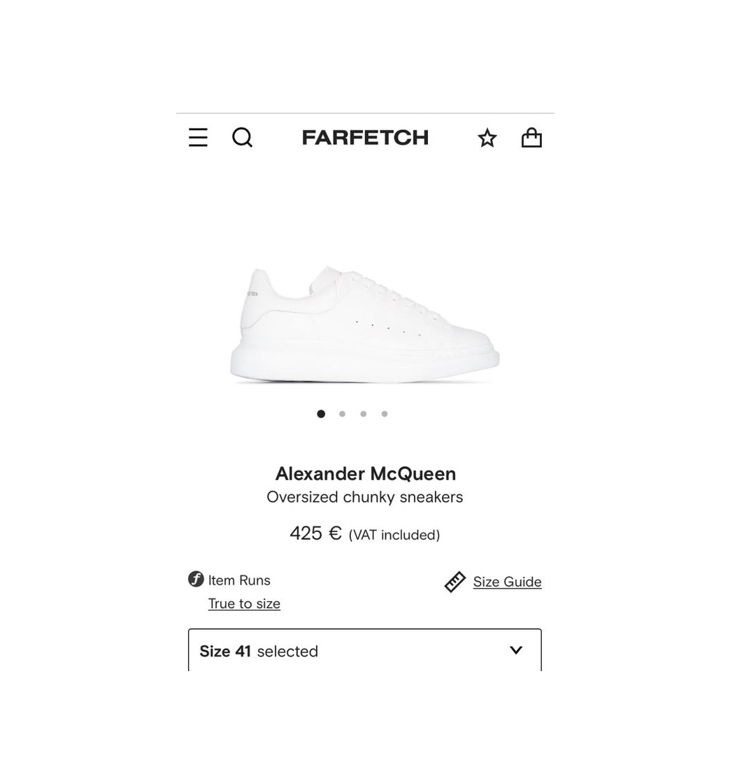 Products Alexander McQueen Oversized Chunky Sneakers