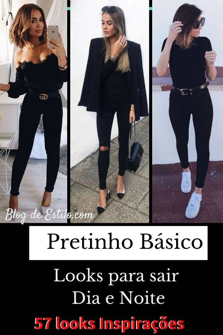 Fashion Looks pretinho básico