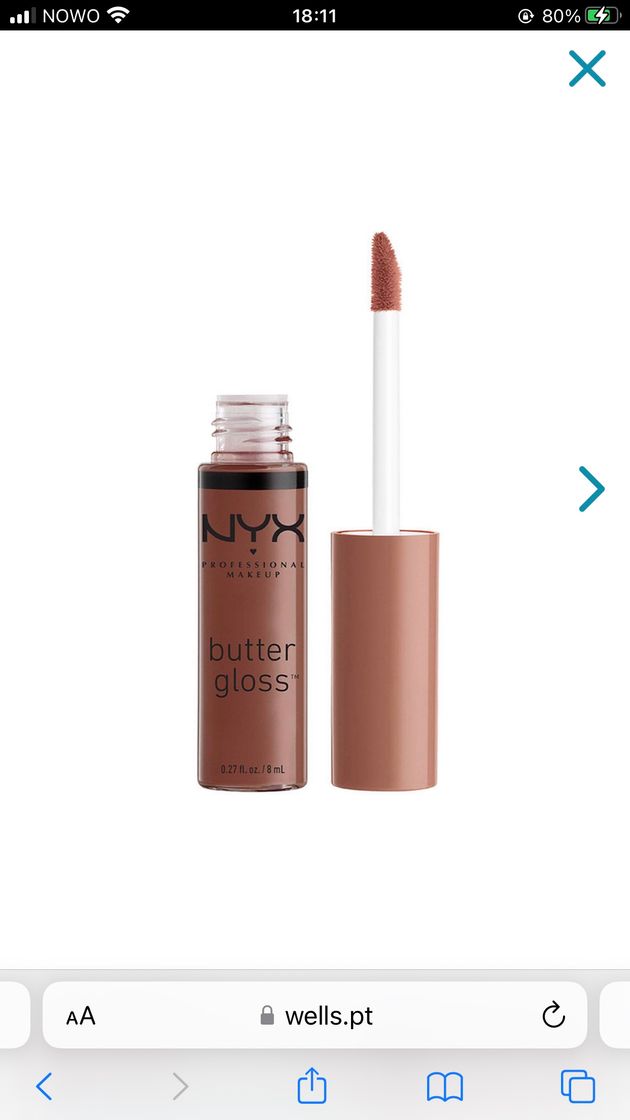 Moda Nyx butter gloss: Ginger Snap