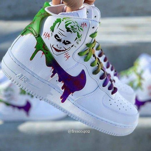 Custom Joker Nike Air Force 1s
