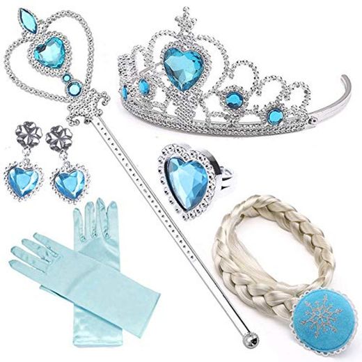 NNDOLL Accesorios Princesa de Hielo Elsa