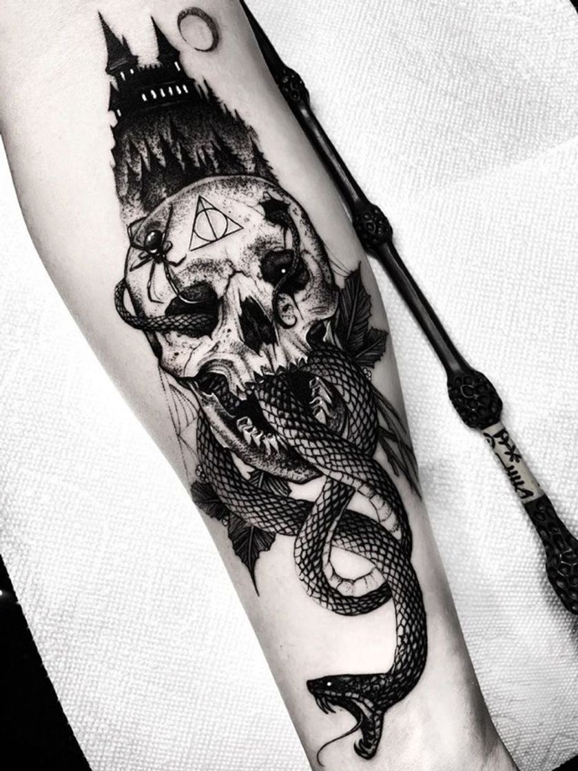 Moda Tattoo Harry Potter 