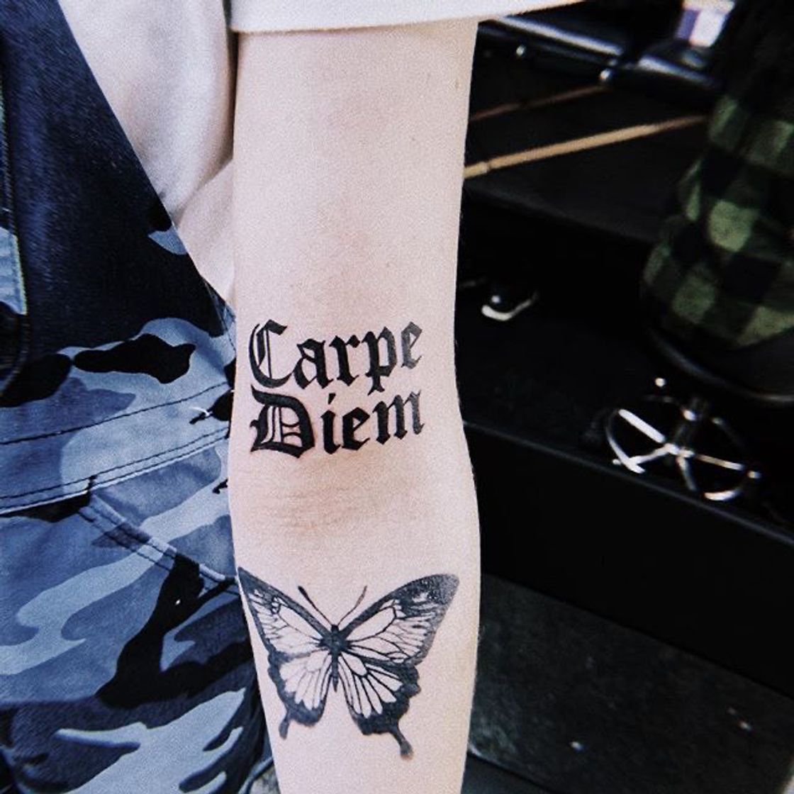 Fashion Tattoo Carpe Diem