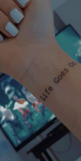 life goes on.