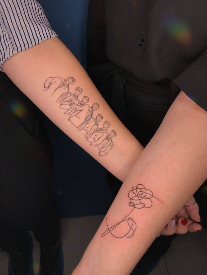 Fashion tattoo bts/bestie🤍