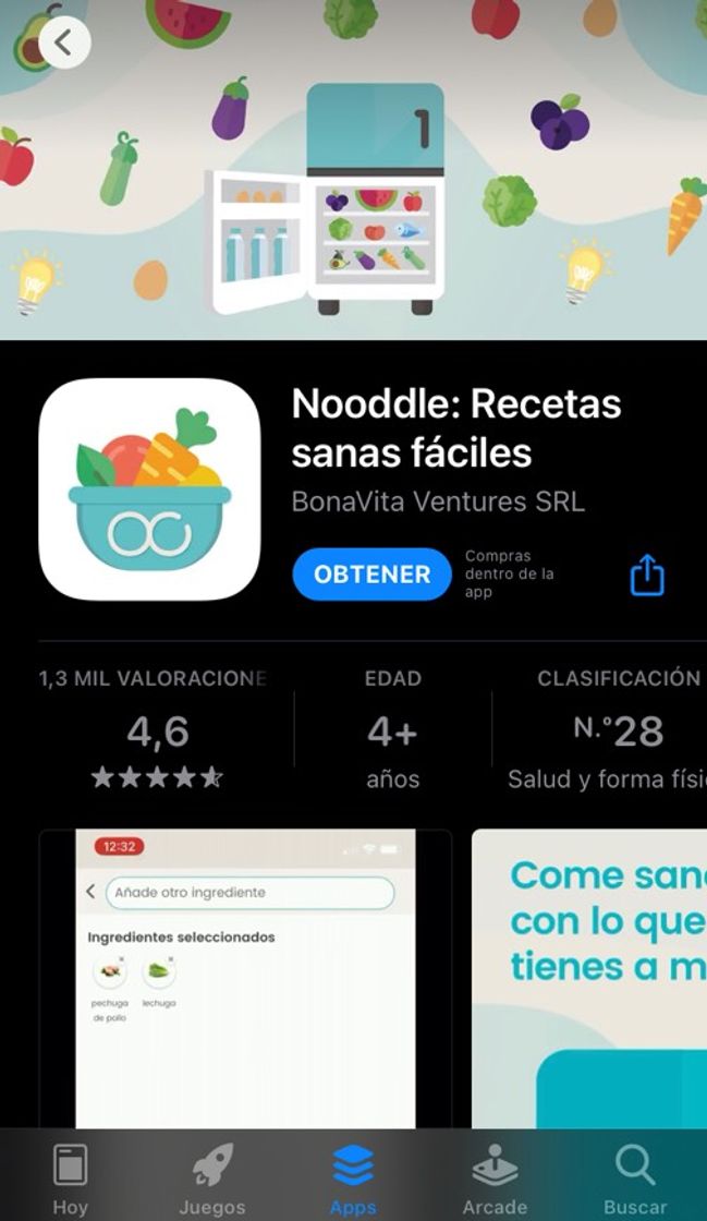 App Recetas Sanas