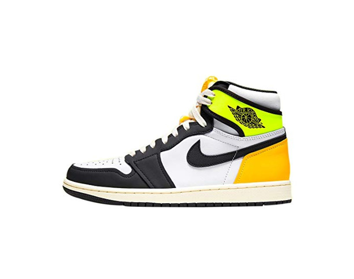 Fashion Nike Zapatos De Hombre Air Jordan 1 Retro Alto OG Volt Oro