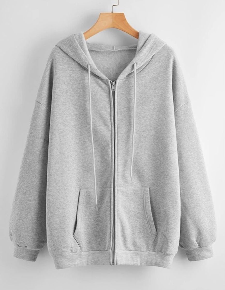 Moda Sudadera oversize gris 