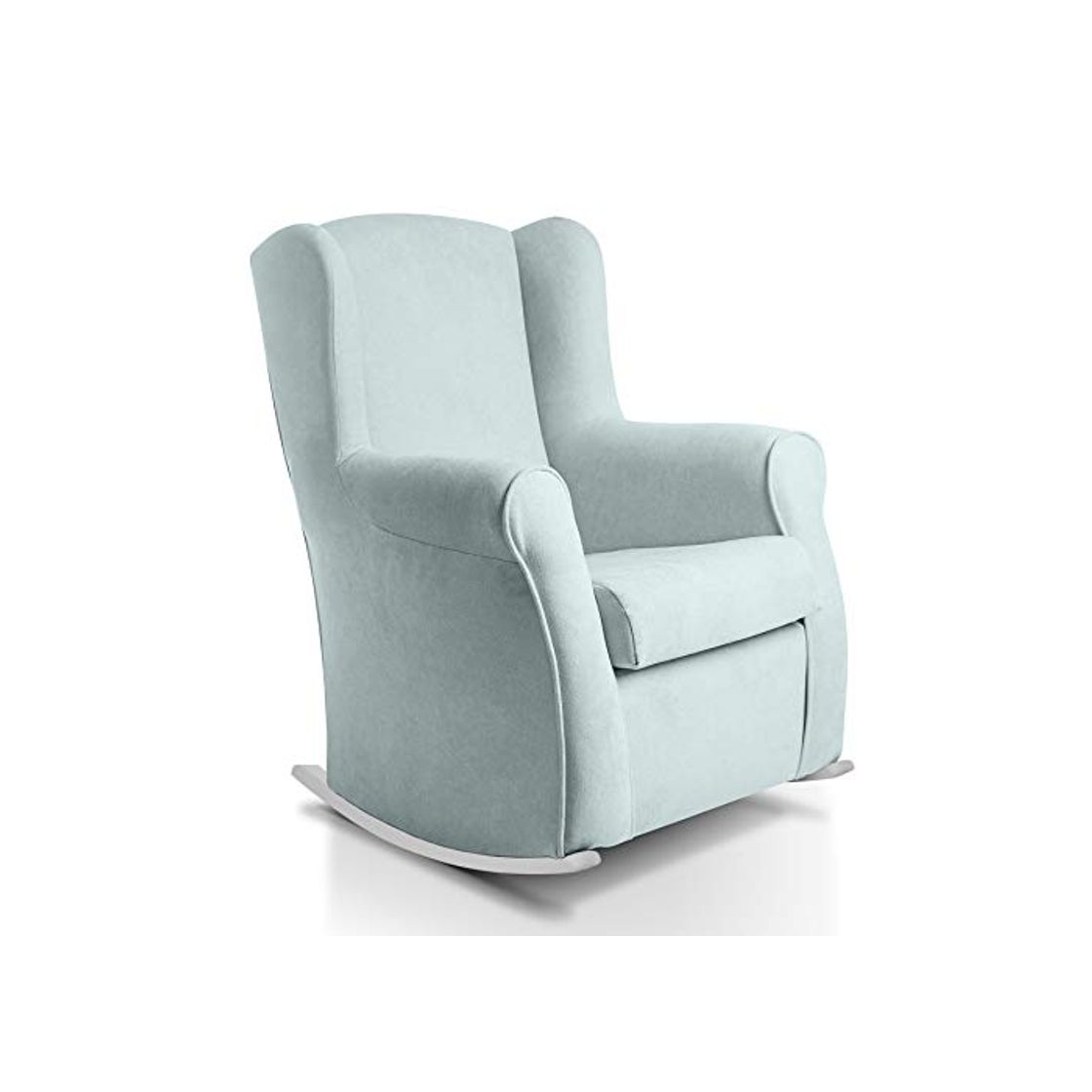 Elemento de la categoría hogar Sillon orejero balancin blanco CARLA