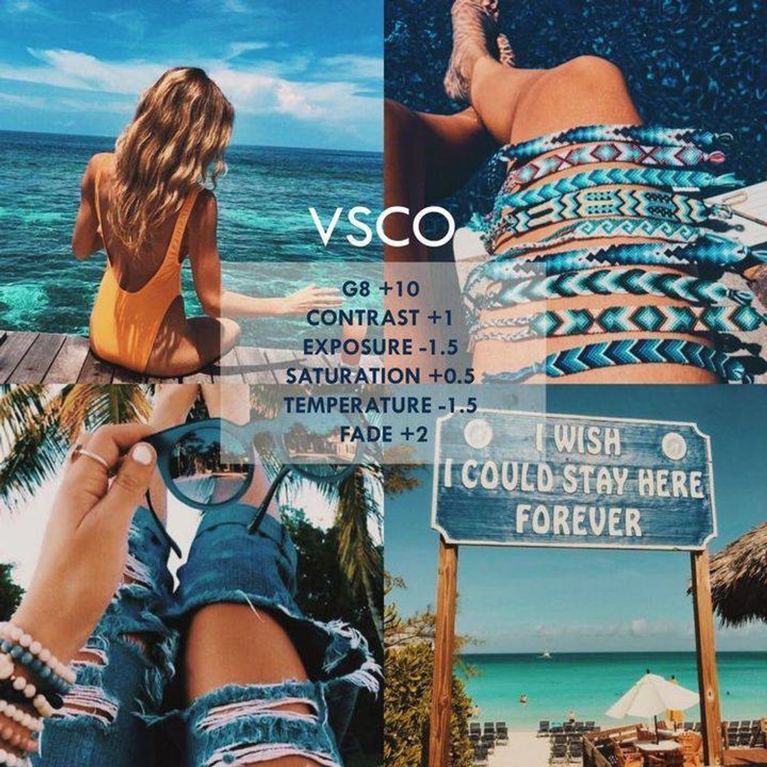 Moda Preset para o app VSCO