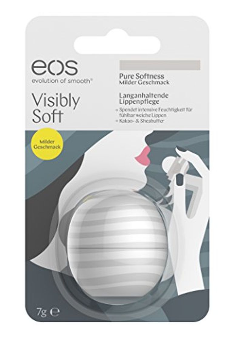 Producto EOS visibly Soft Pure softness Smooth Sphere Lip Balm unidades