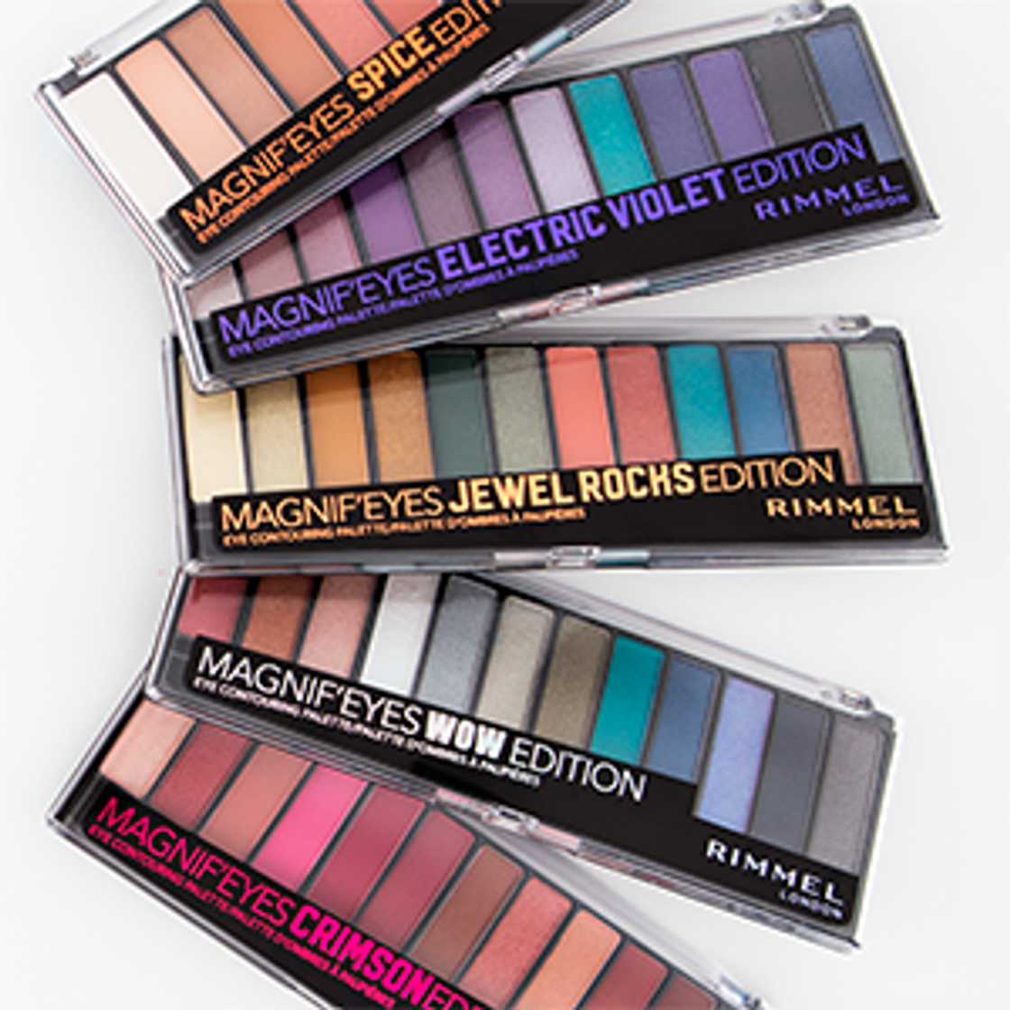 Productos Rimmel London Magnifeyes Palette Paleta de Sombras Jewel Rocks Edition