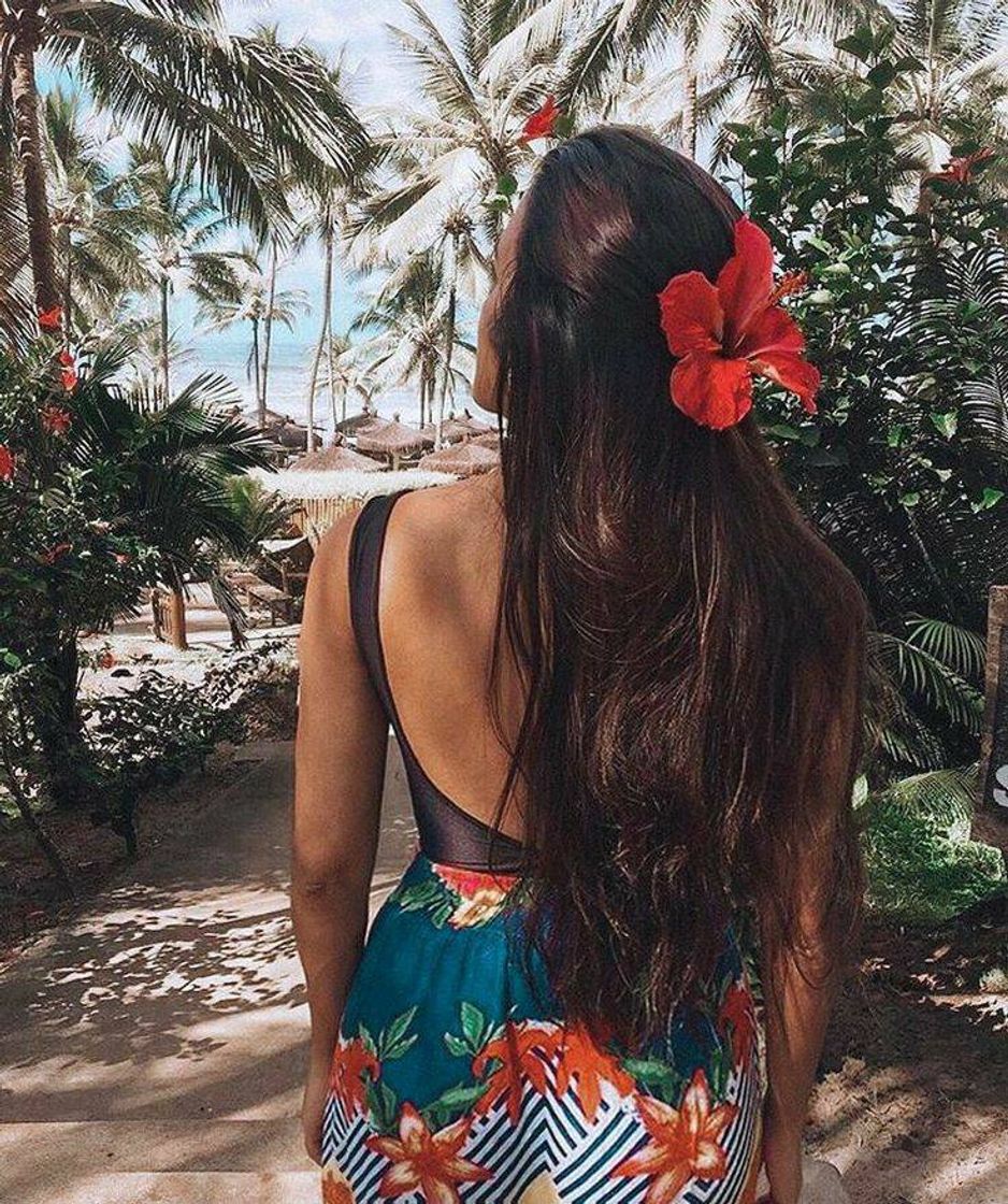 Moda Cabelo e flor