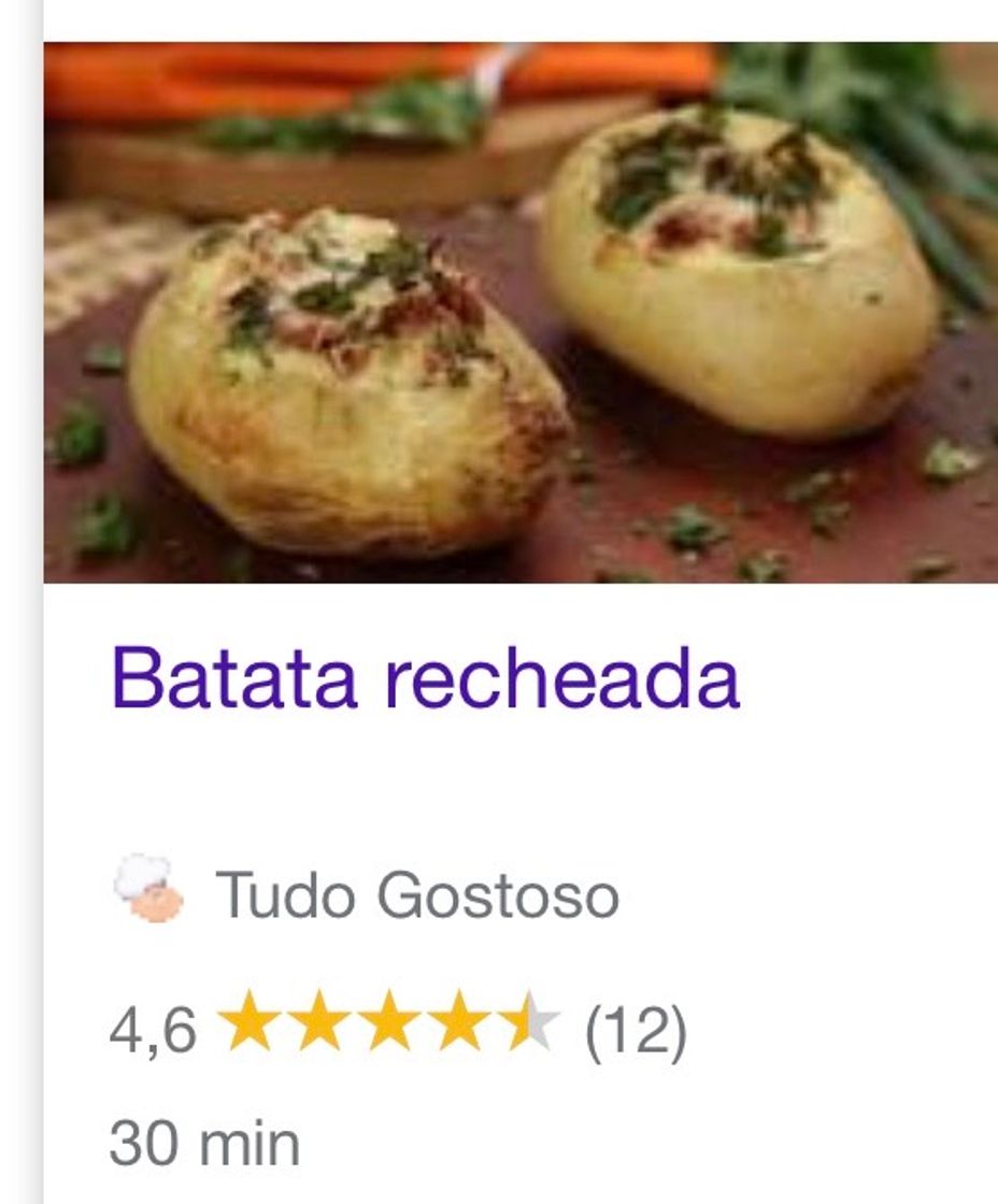 Moda Batata recheada - TudoGostoso