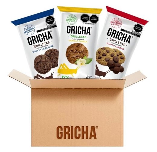 Galletas Gricha (con proteína de grillo) 