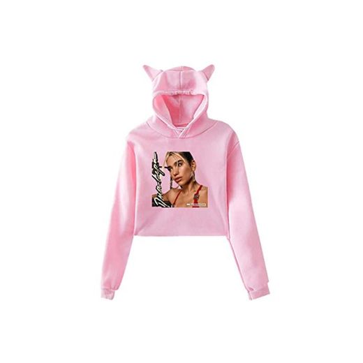 SDTSHOP Dua Lipa - Sudadera con capucha para niña