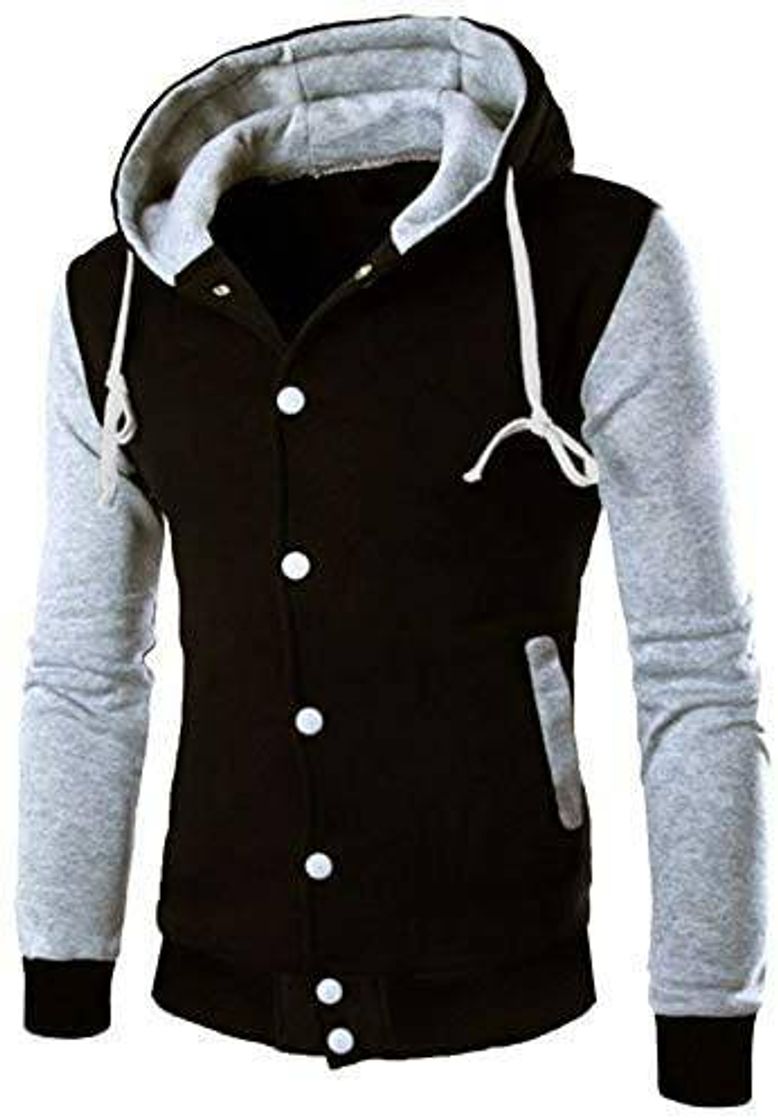 Moda Jaqueta Moletom Masculina College Casaco Blusa de Frio 