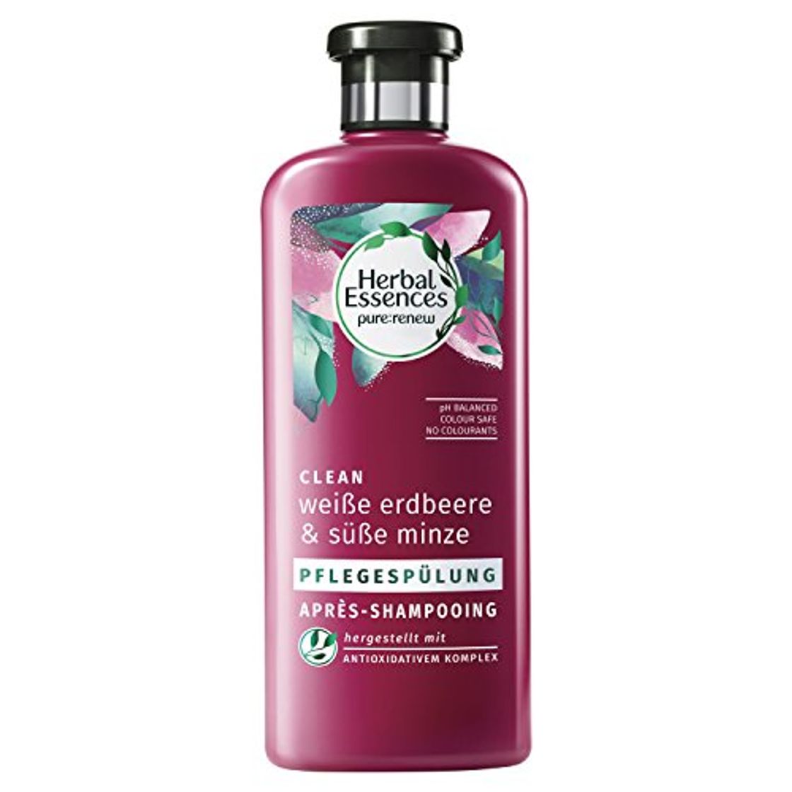 Product Herbal Essences blanca Fresa y Süße Menta Cuidado Enjuague