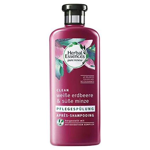 Herbal Essences blanca Fresa y Süße Menta Cuidado Enjuague