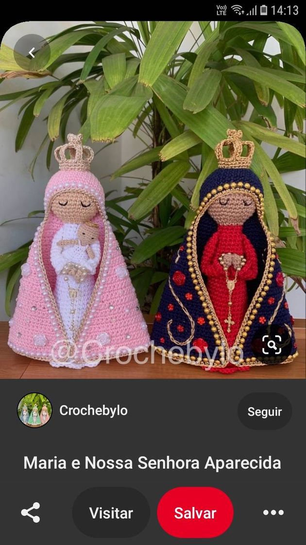 Fashion Croche Maria e Nossa senhora Aparecida 