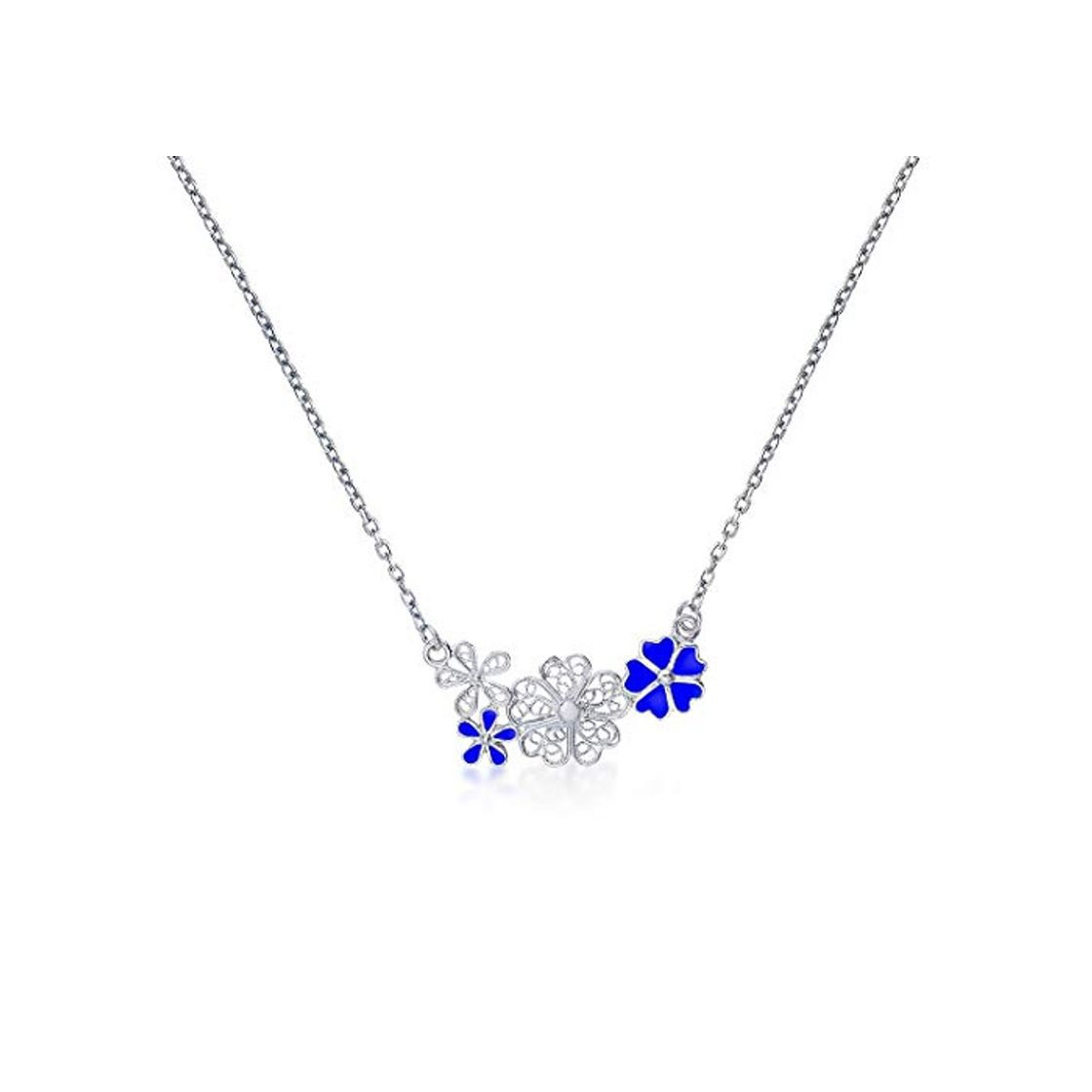 Social Lugar da Jóia Collar de Filigrana en Plata