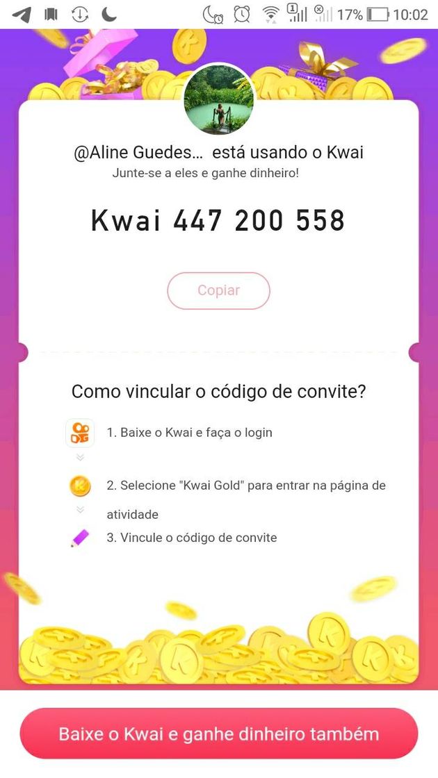 App para ganhar dinheiro.