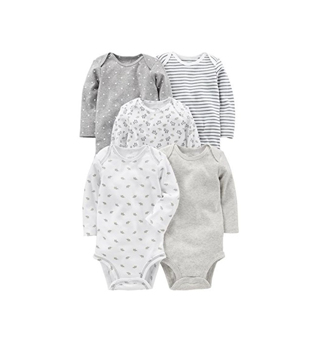 Moda Simple Joys by Carter's Baby - Body de manga larga para bebé