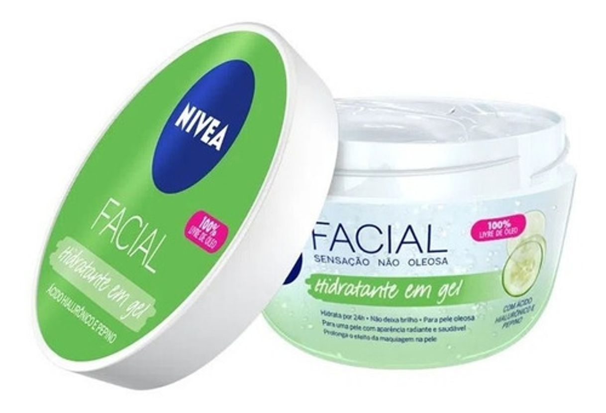 Moda Hidratante Facial Gel Nivea com Ácido Hialurônico e Pepino